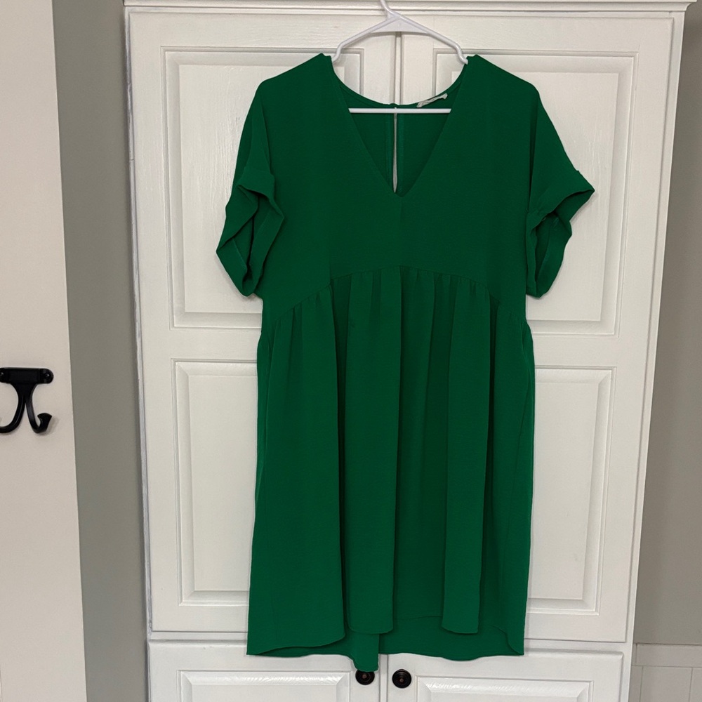 Chic Green Midi Dress